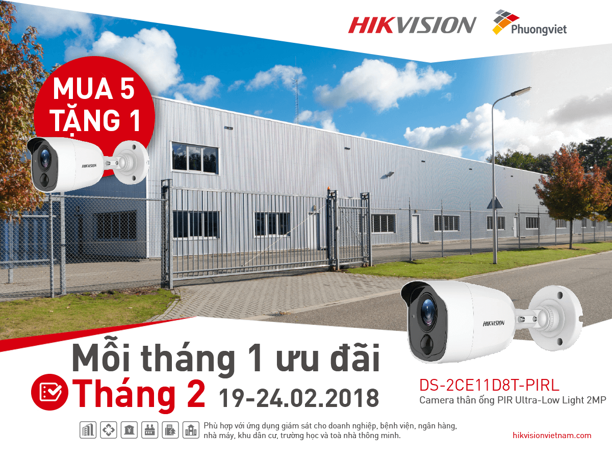 ưu đãi hikvision