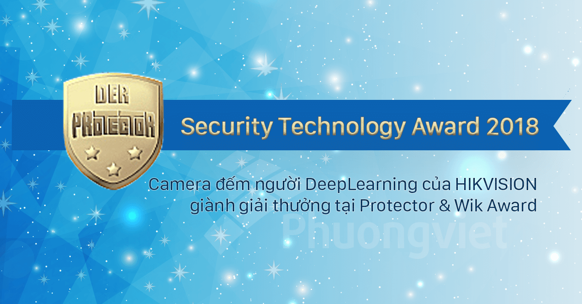 hikvision giành giải thưởng với camera deeplearning