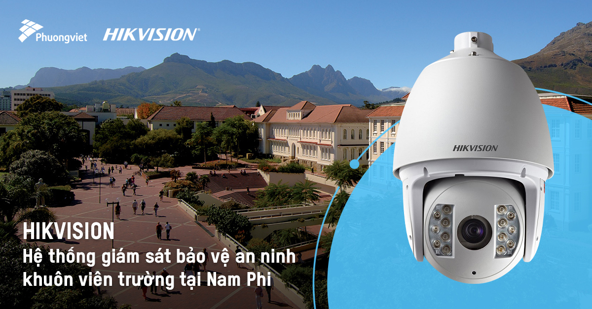 Giải pháp giám sát an ninh toàn khuôn viên trường: camera ngoài trời, hành lang, sân chơi và cổng ra vào